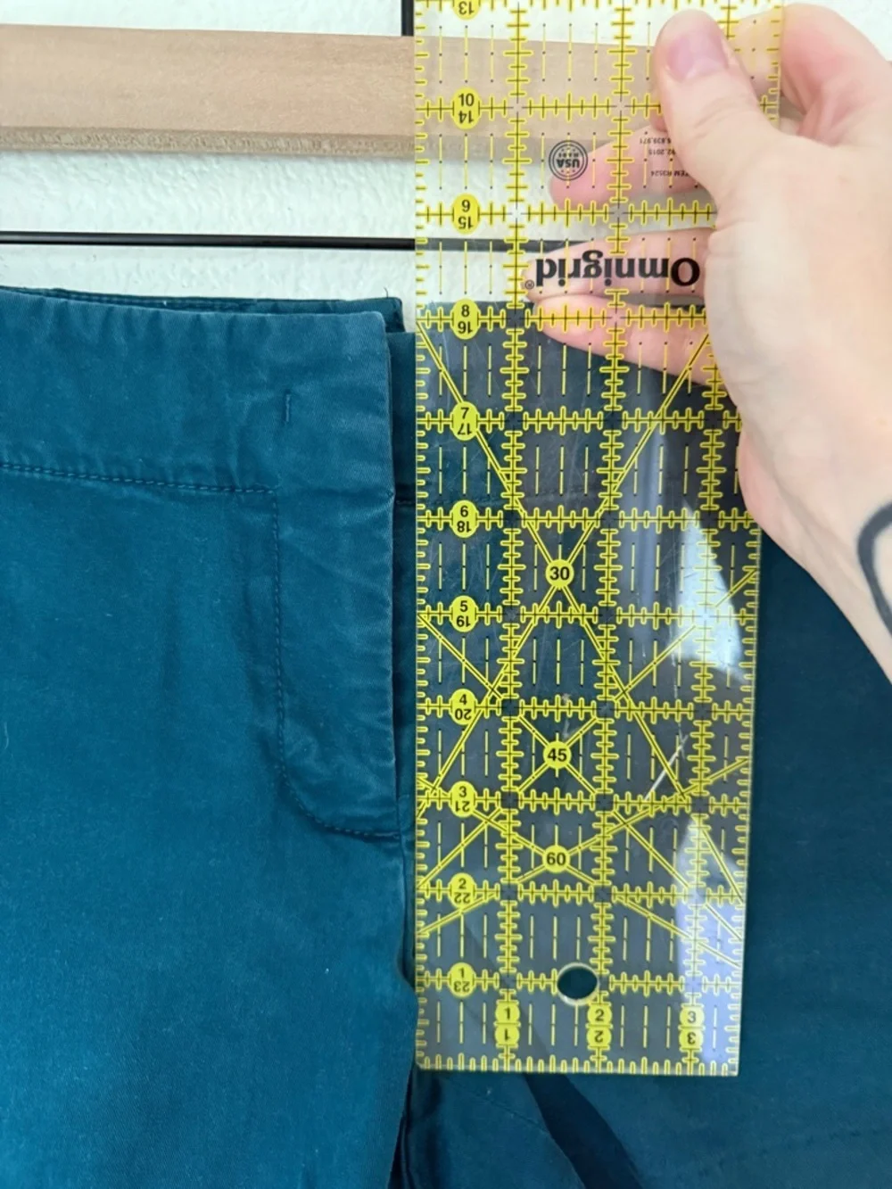 J. Crew Teal Cotton Chino Shorts - 2 - GUC
